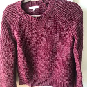 Madewell Cranberry Sweater Size Small